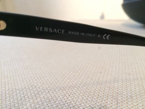 versace sunglasses serial number check